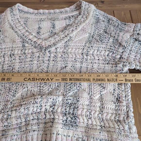 JOIE Sydnee Cotton V-Neck Knit Sweater SZ M - Picture 6 of 9